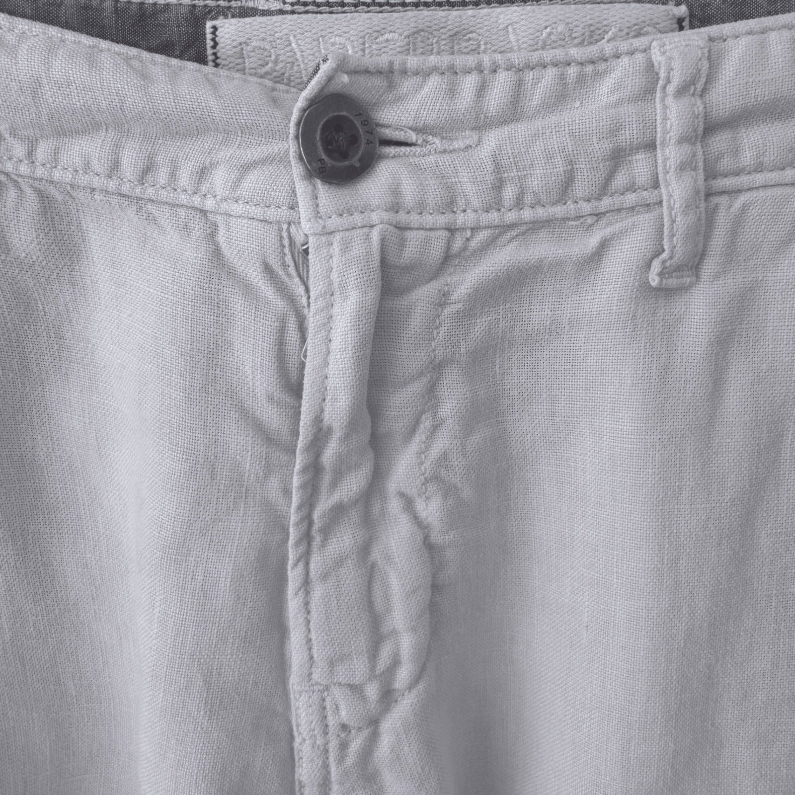 Paperbacks 100% Linen Shorts Coastal Preppy Summer Beach Relaxed White Mens 32