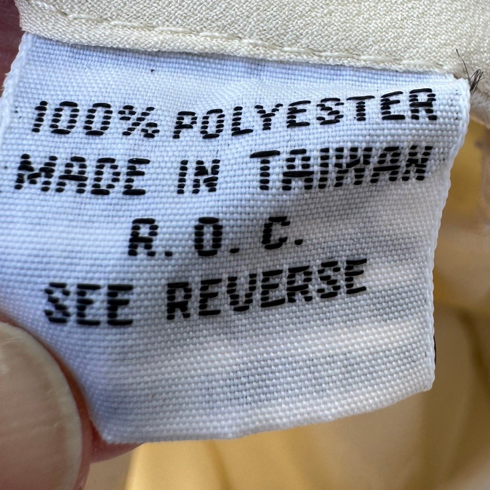 Jones New York Vintage Cream Rose Jacquard Pussy Bow Tie Back Blouse Womens 4