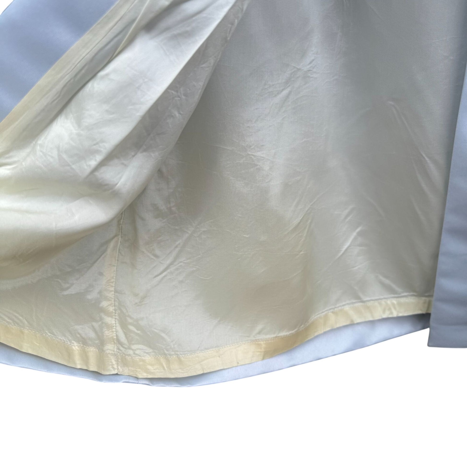 R&M Richards Blue Silver Formal Jacket Full Length Dress Metallic 2 Piece Set 14P