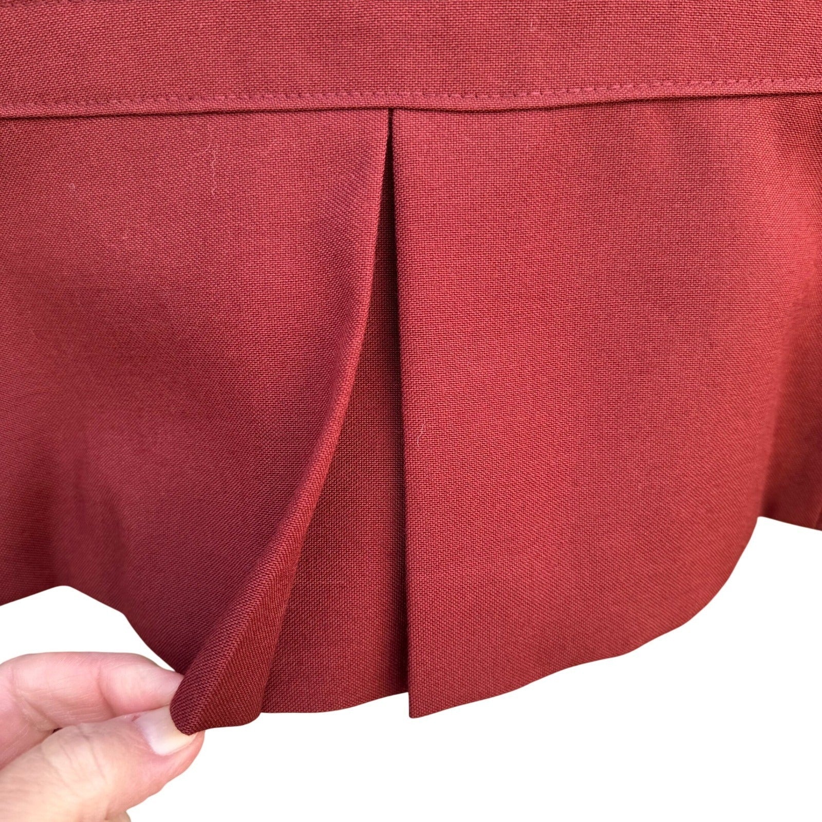 Eric Sands Vintage Burgundy Blazer Tailored 3 Button Professional Jacket Women S