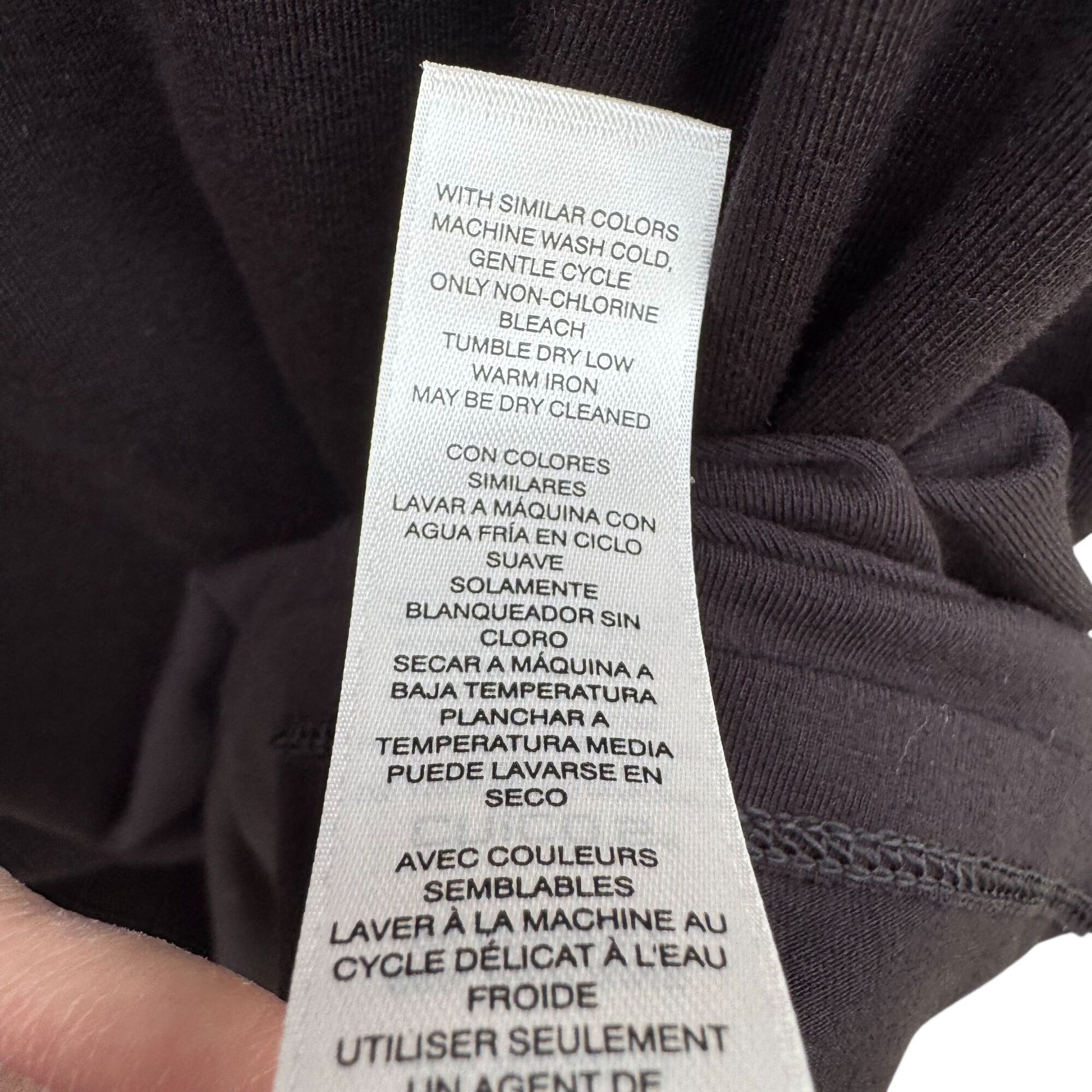 Chicos Womens Black Sleeveless Lace-Up Front Shift Dress Relaxed Fit M Casual