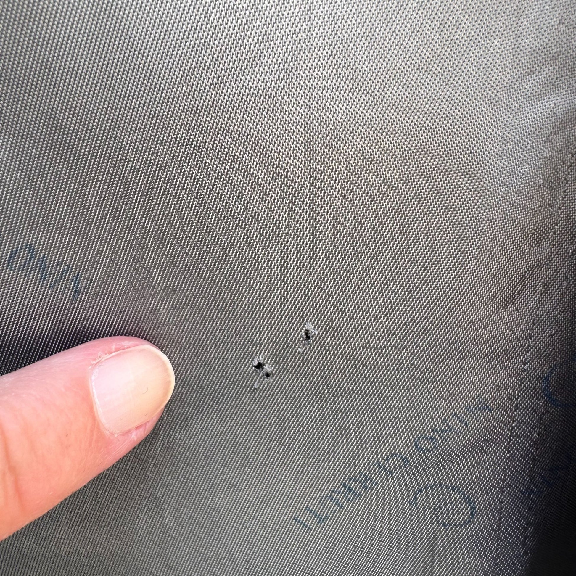 Nino Cerruti Vintage Mens Blue Gray Pinstripe Two-Button Single Breasted Blazer