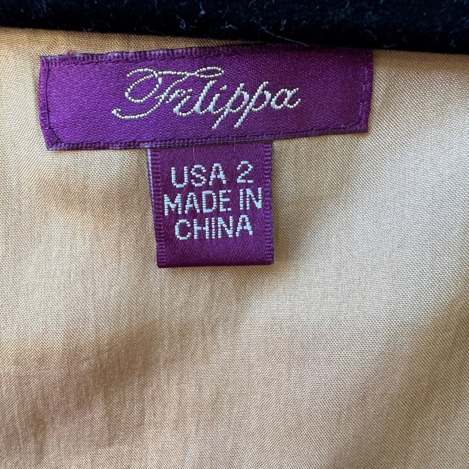 Filippa Y2K Coquette Geometric Silk Blend Tie Shoulder Tailored Bodice Blouse 2