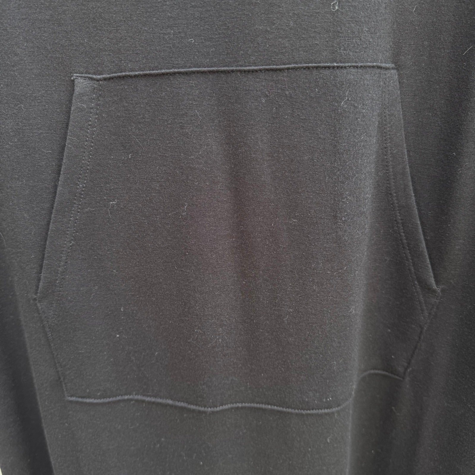 Bobeau Black Sleeveless Hoodie Dress Kangaroo Pocket MD9K09CDCO Womens Large NWT