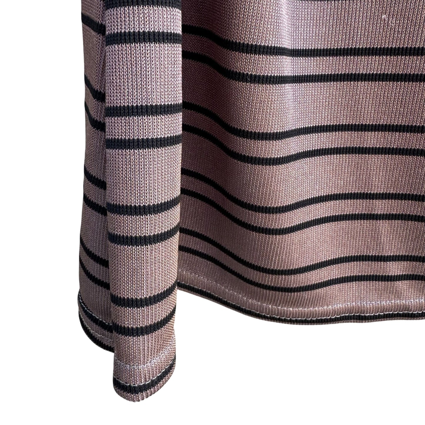 Lady Dorby Womens Plus Size 22W Brown Black Striped Knit Sleeveless Tank Top 22W