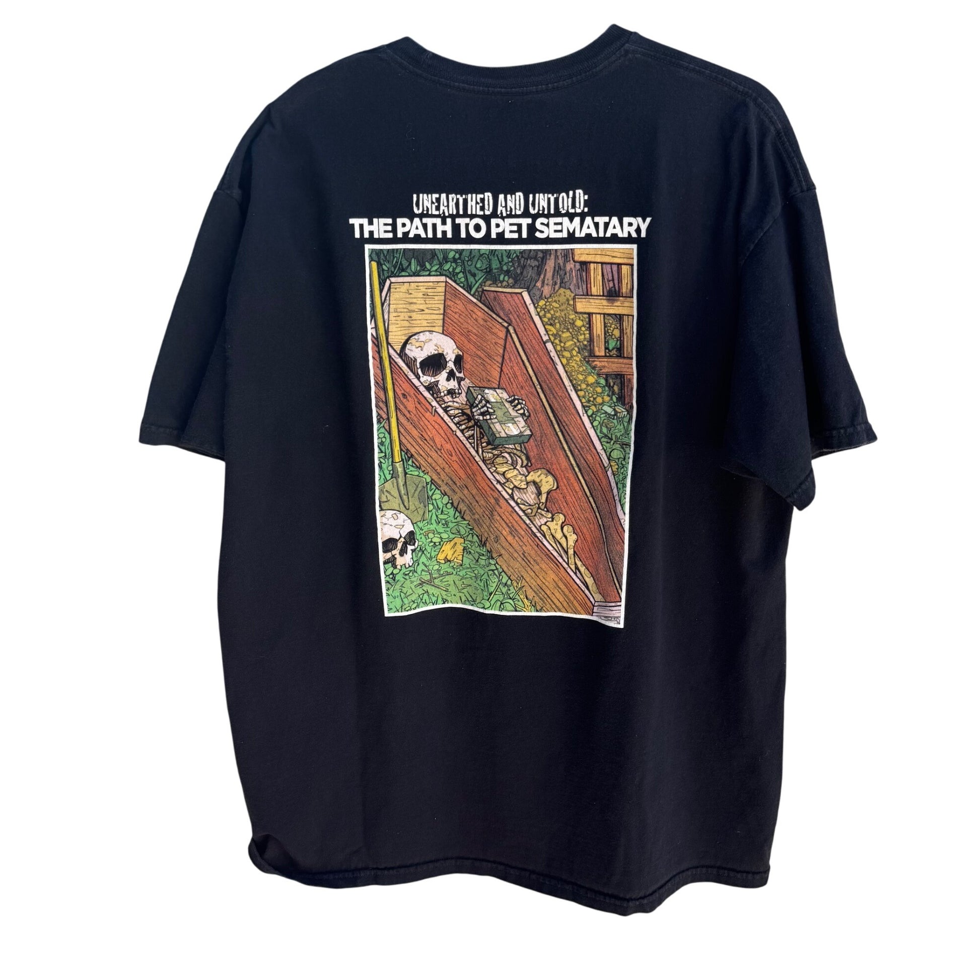 Terror Films Unearthed & Untold The Path To Pet Sematary Black Graphic Tee