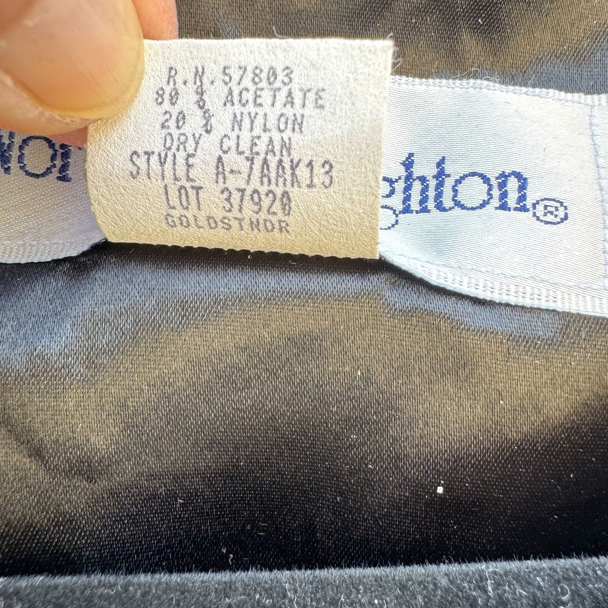 Norton McNaughton Vintage Womens Black & Gold Floral Button-Up Blazer Jacket 10