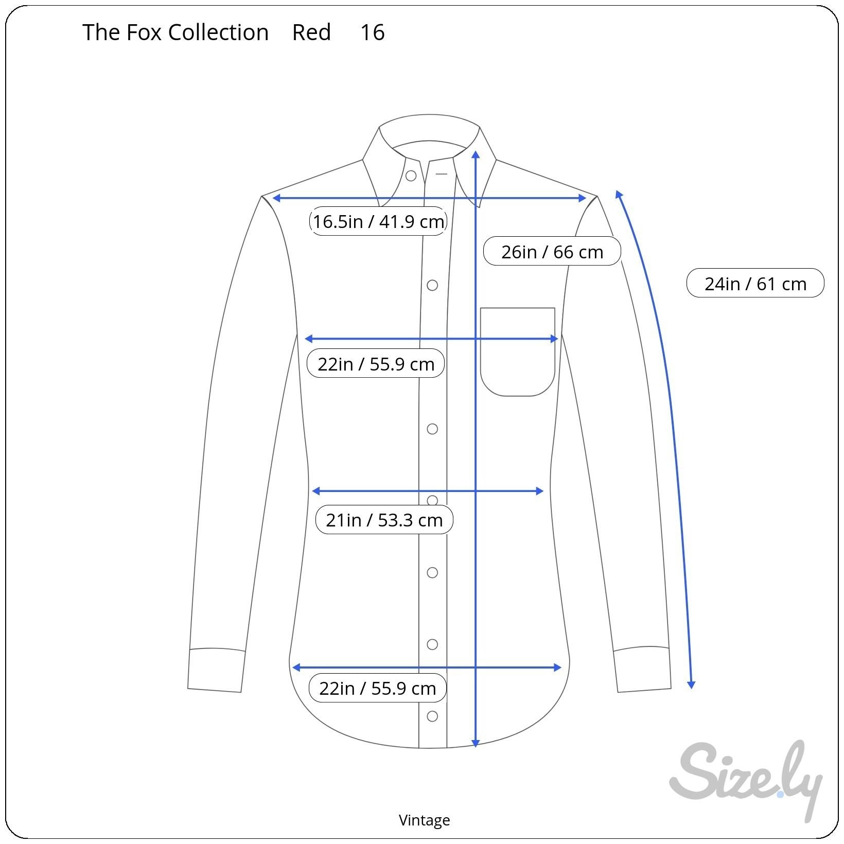 The Fox Collection Womens Red Plaid Button-Up Long Sleeve Cotton Blend Shirt 16