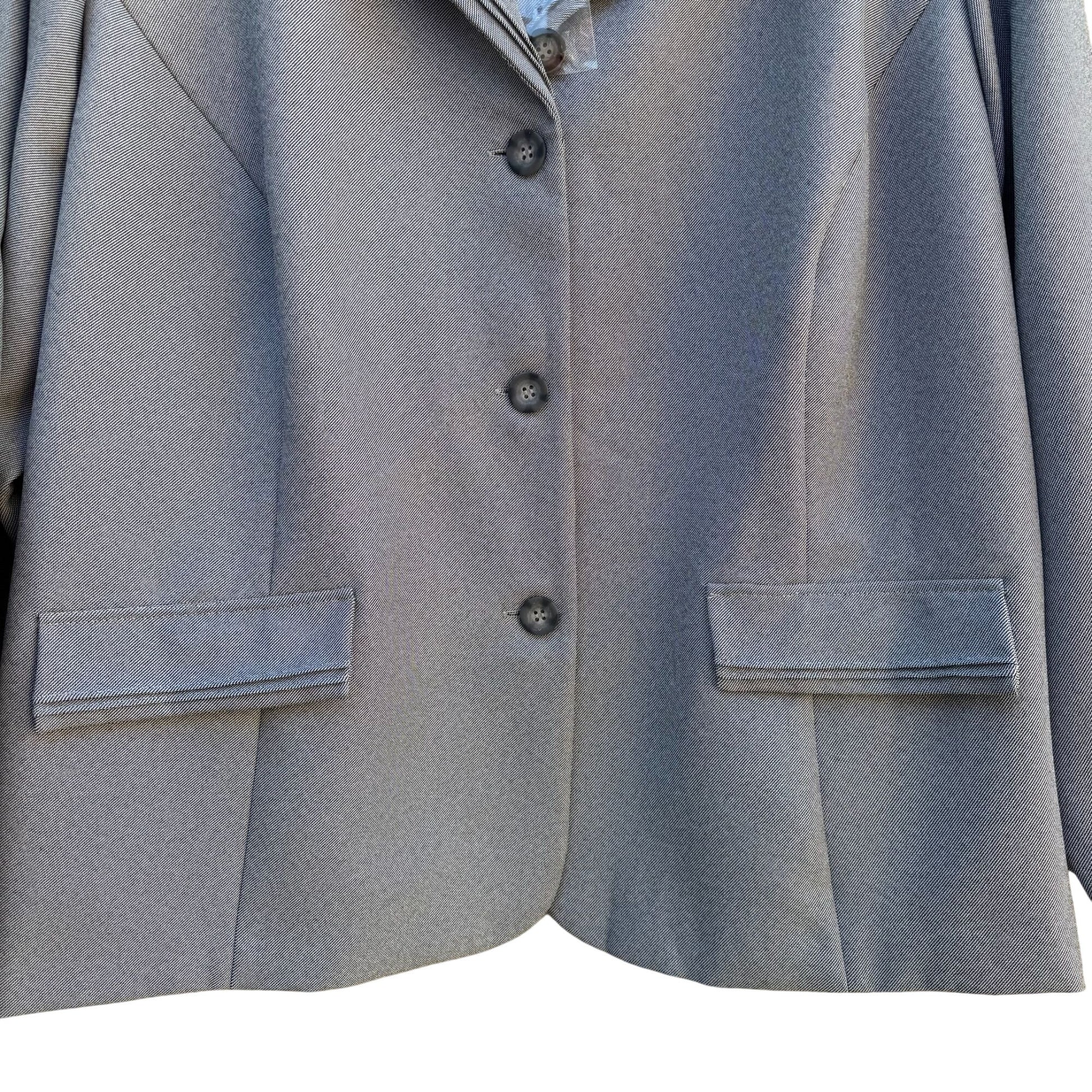 Danny & Nicole Womens Professional 3 Button Single Breasted Blazer Jacket 26W