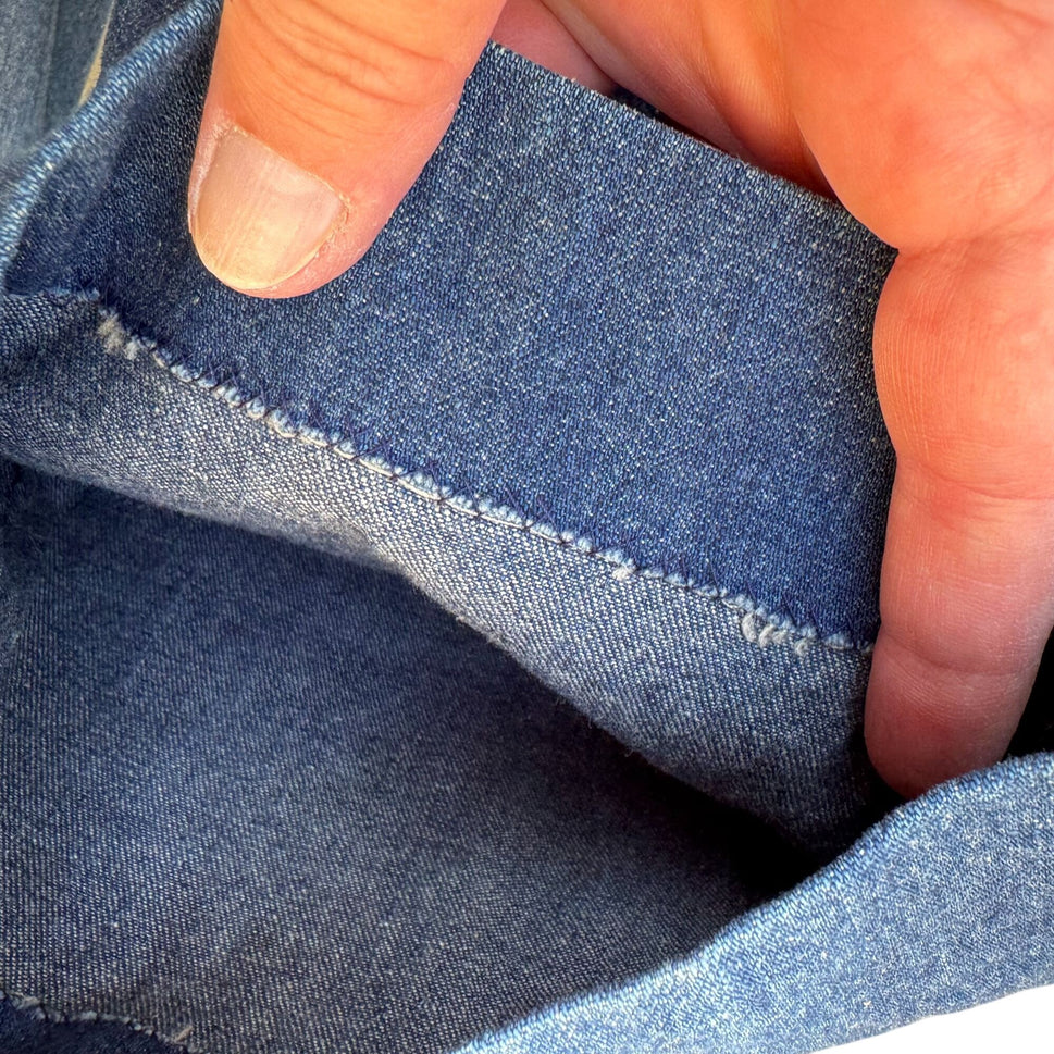 Calvin Klein Vintage 70s 80s Womens High-Waisted Blue Denim Straight Leg Jeans