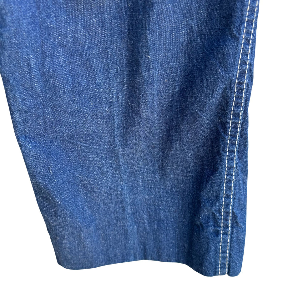 Calvin Klein Vintage 70s 80s Womens High-Waisted Blue Denim Straight Leg Jeans