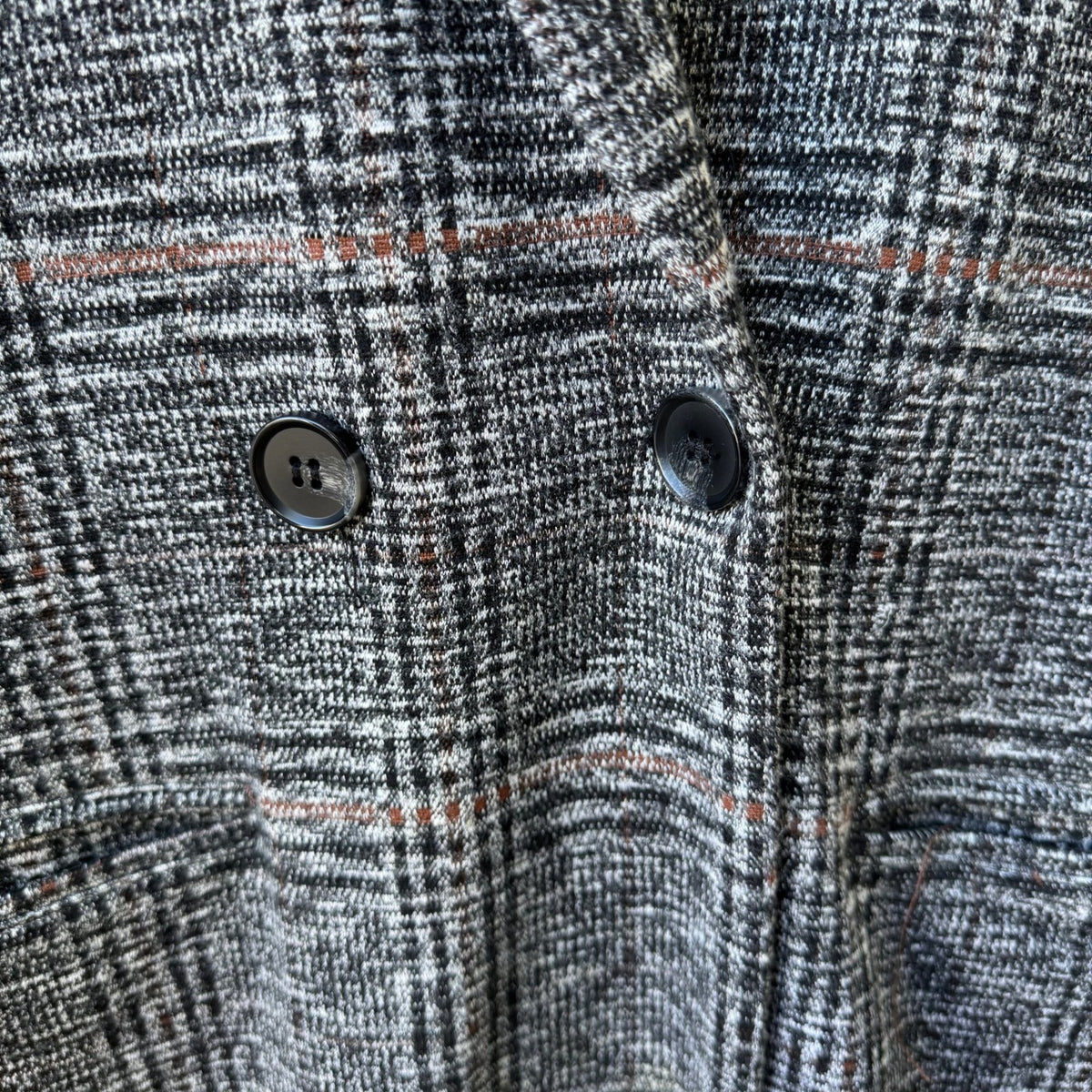 Philosophy Dark Academia Preppy Professional Plaid Longline Blazer Jacket XL