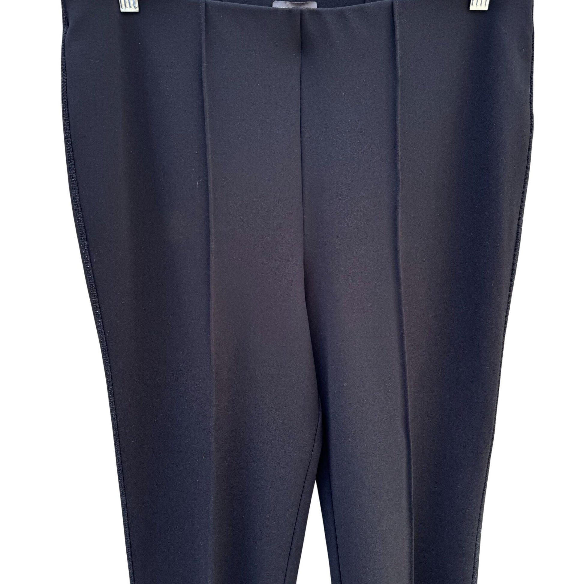 Vince Camuto Womens Black Pull-On Elastic Waist Seam Front Trousers Dress Pants