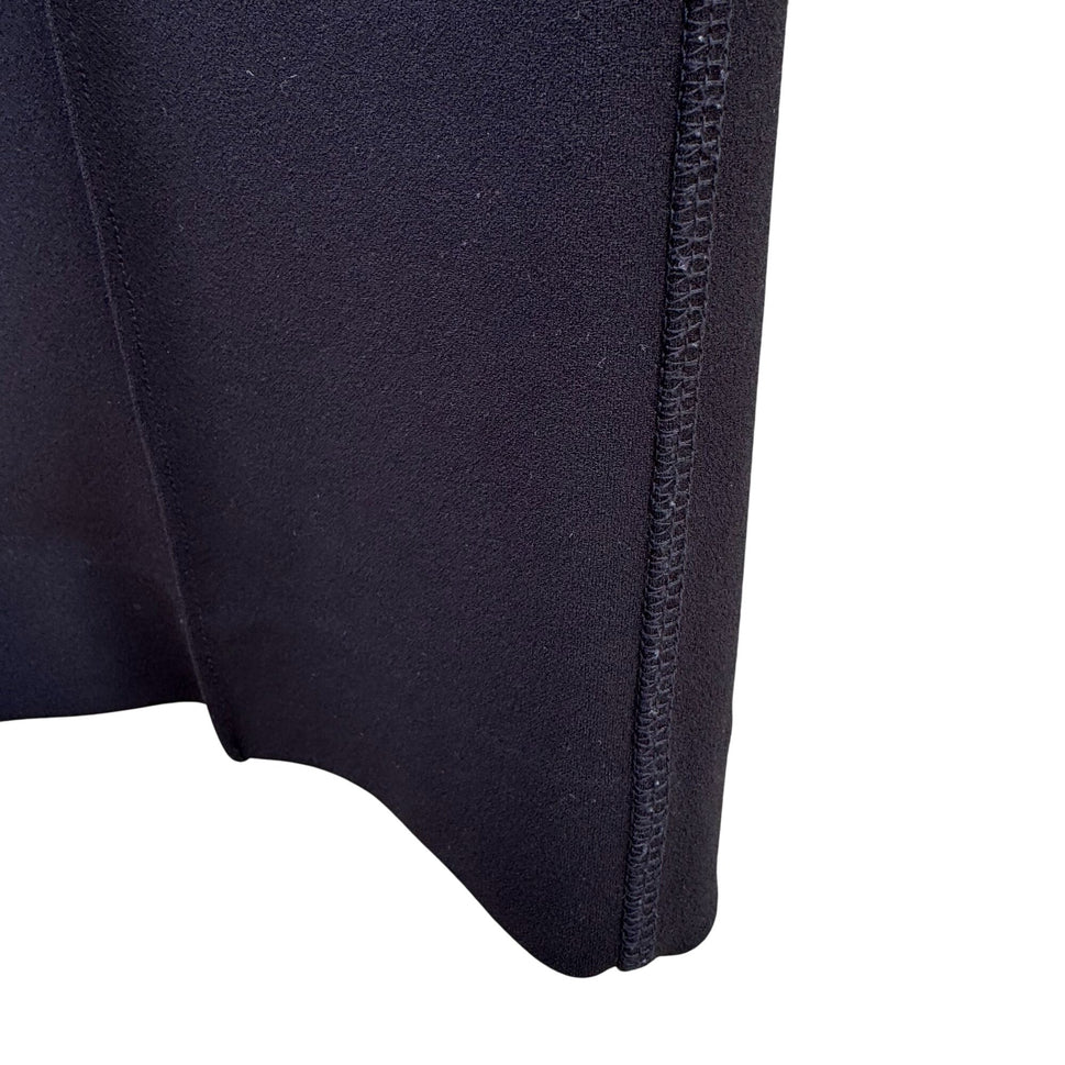 Vince Camuto Womens L Black Minimalist Seam Front Stretch Trousers Dress Pants