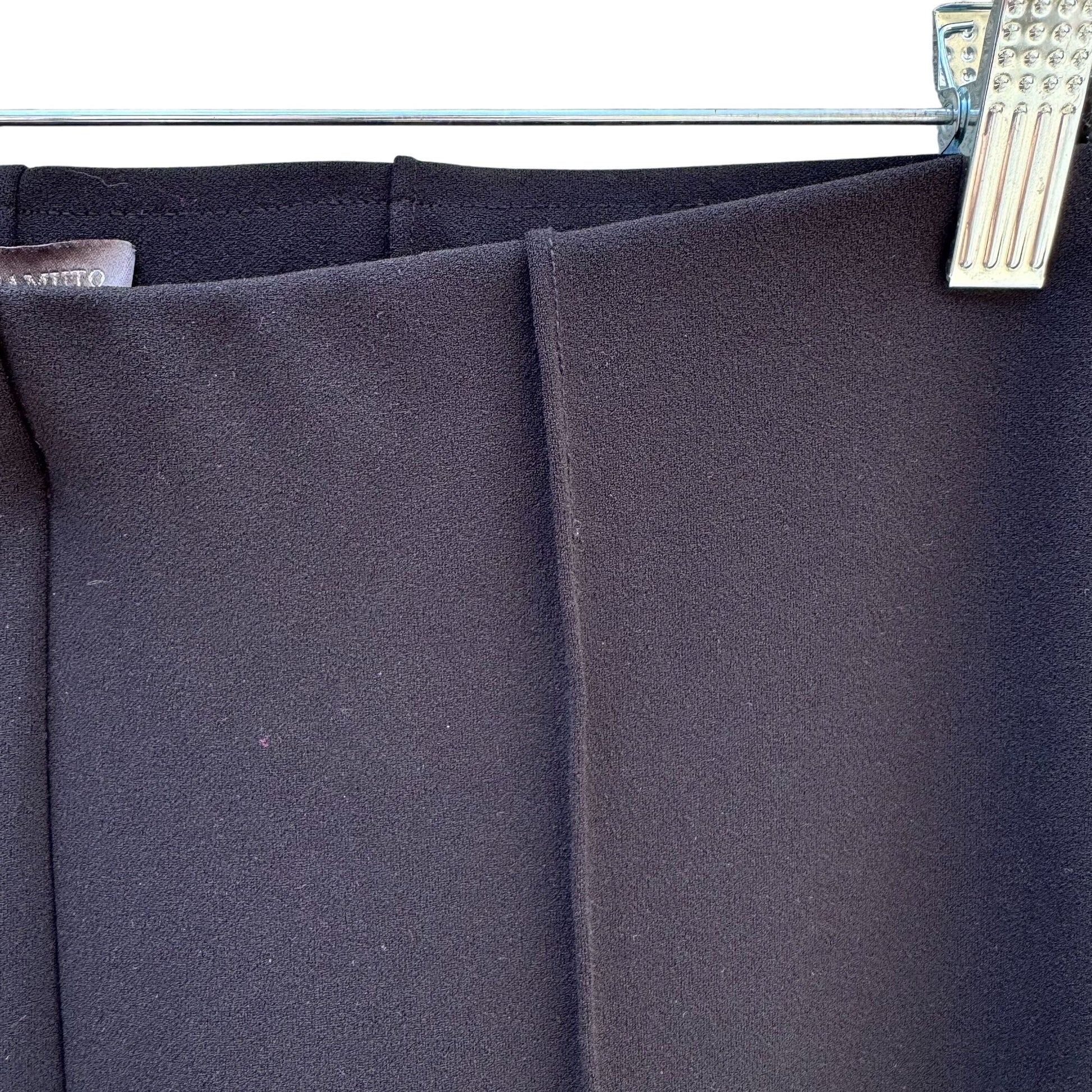 Vince Camuto Womens Black Pull-On Elastic Waist Seam Front Trousers Dress Pants