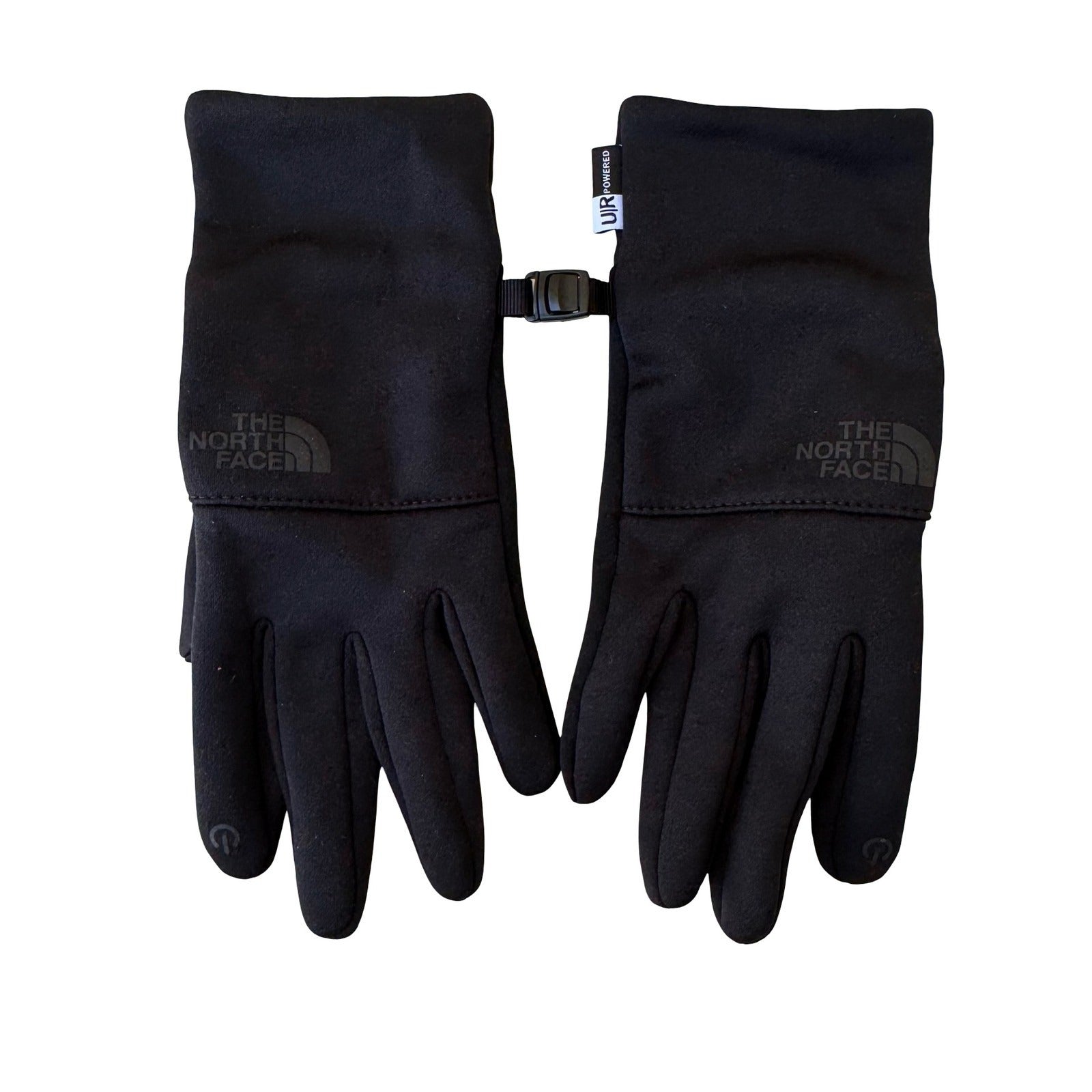 The North Face Etip Gloves Black Stretch Fleece Touchscreen U|R Powered Unisex