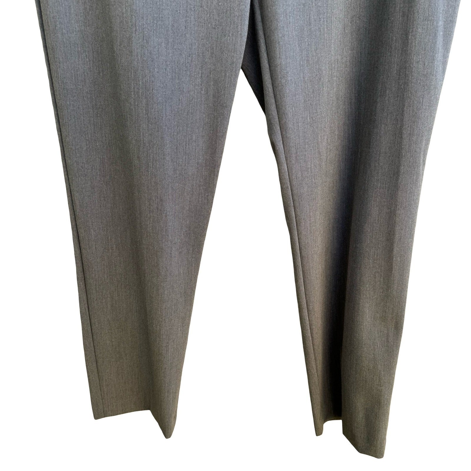 Alfani Careerwear Straight Leg Comfort Waist Dress Pants Grey Womens 16S NEW