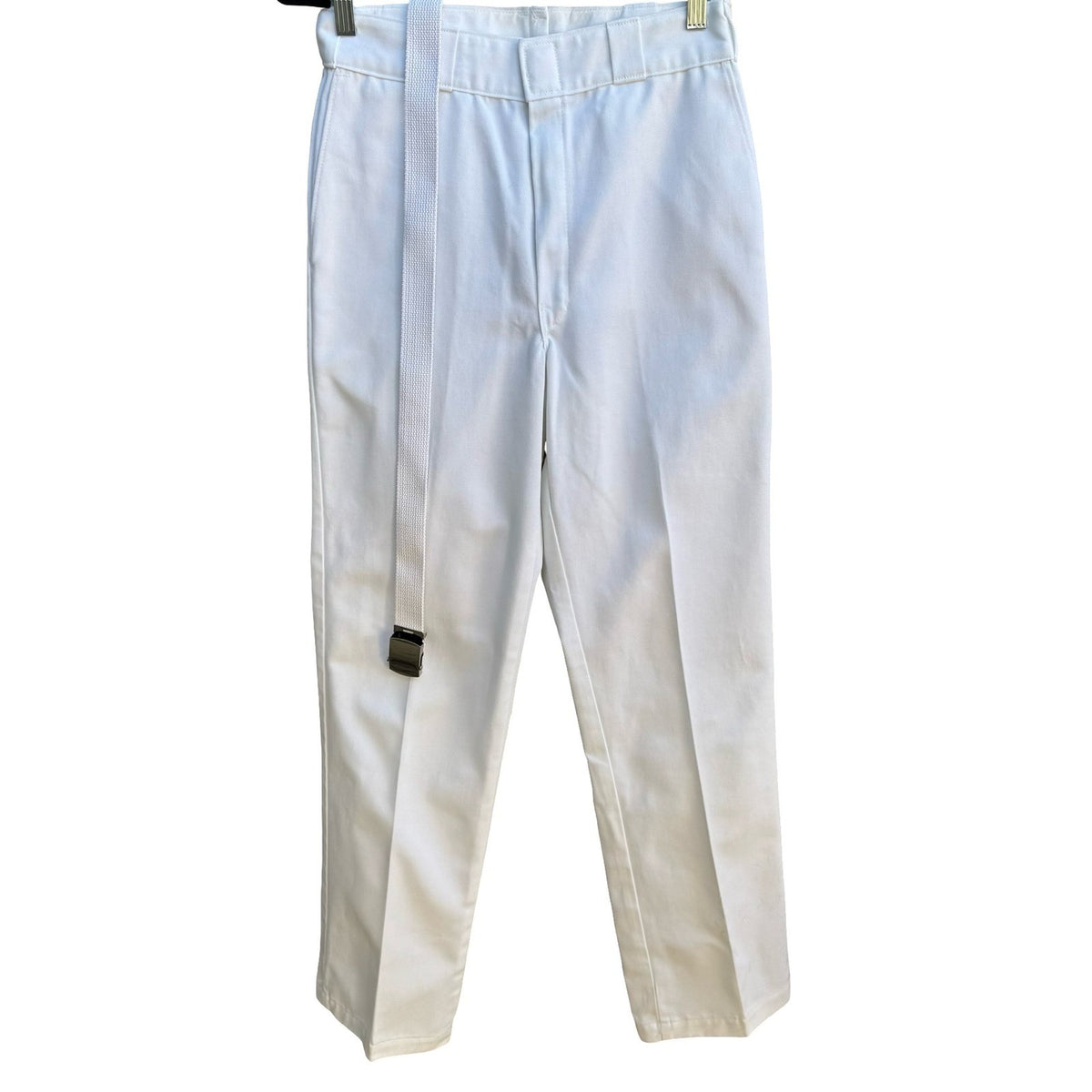 Dickies 90s Streetwear Workwear Pants Straight Leg High Rise Belt USA 30x32
