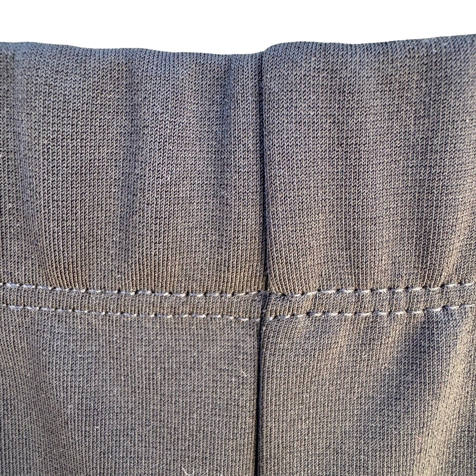 Susan Graver Liquid Knit Black Straight Leg Pull On Pants Womens M Minimalist