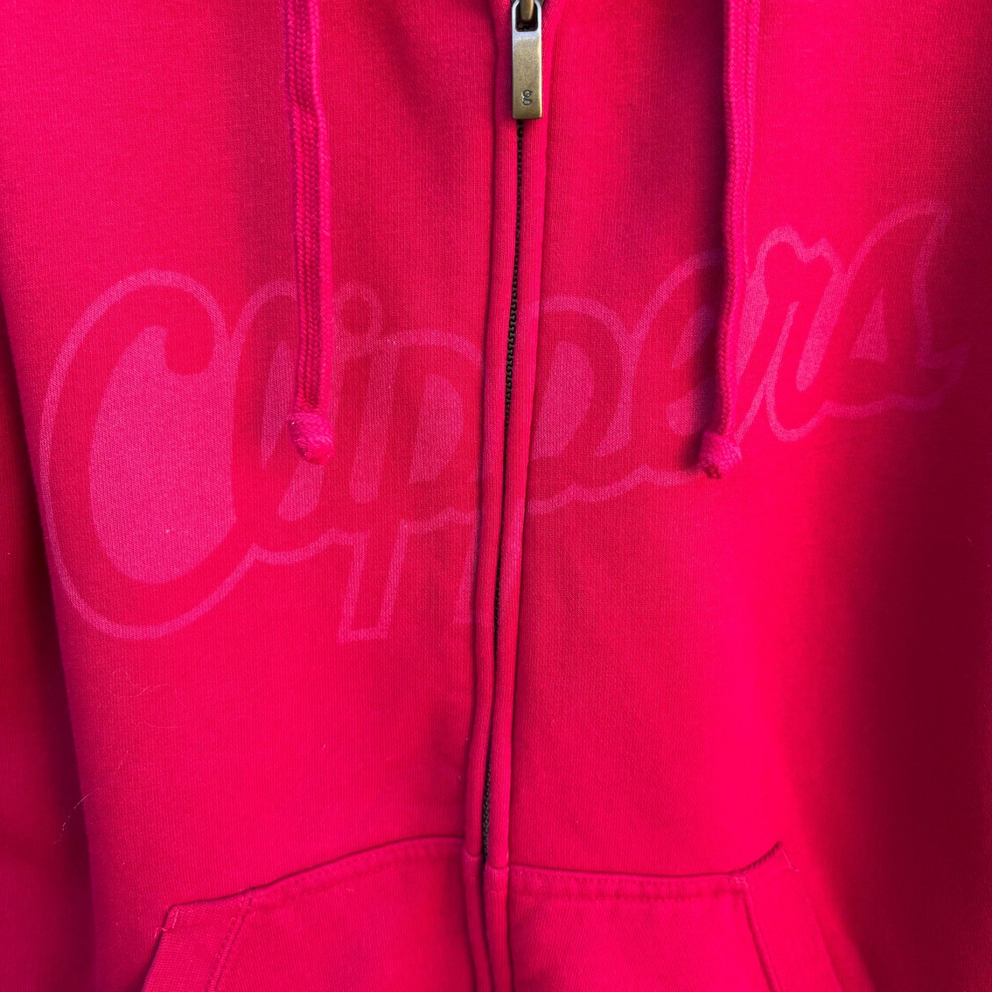 Los Angeles Clippers Gear For Sports Big Cotton Hoodie Red Zip-Up Sweatshirt L