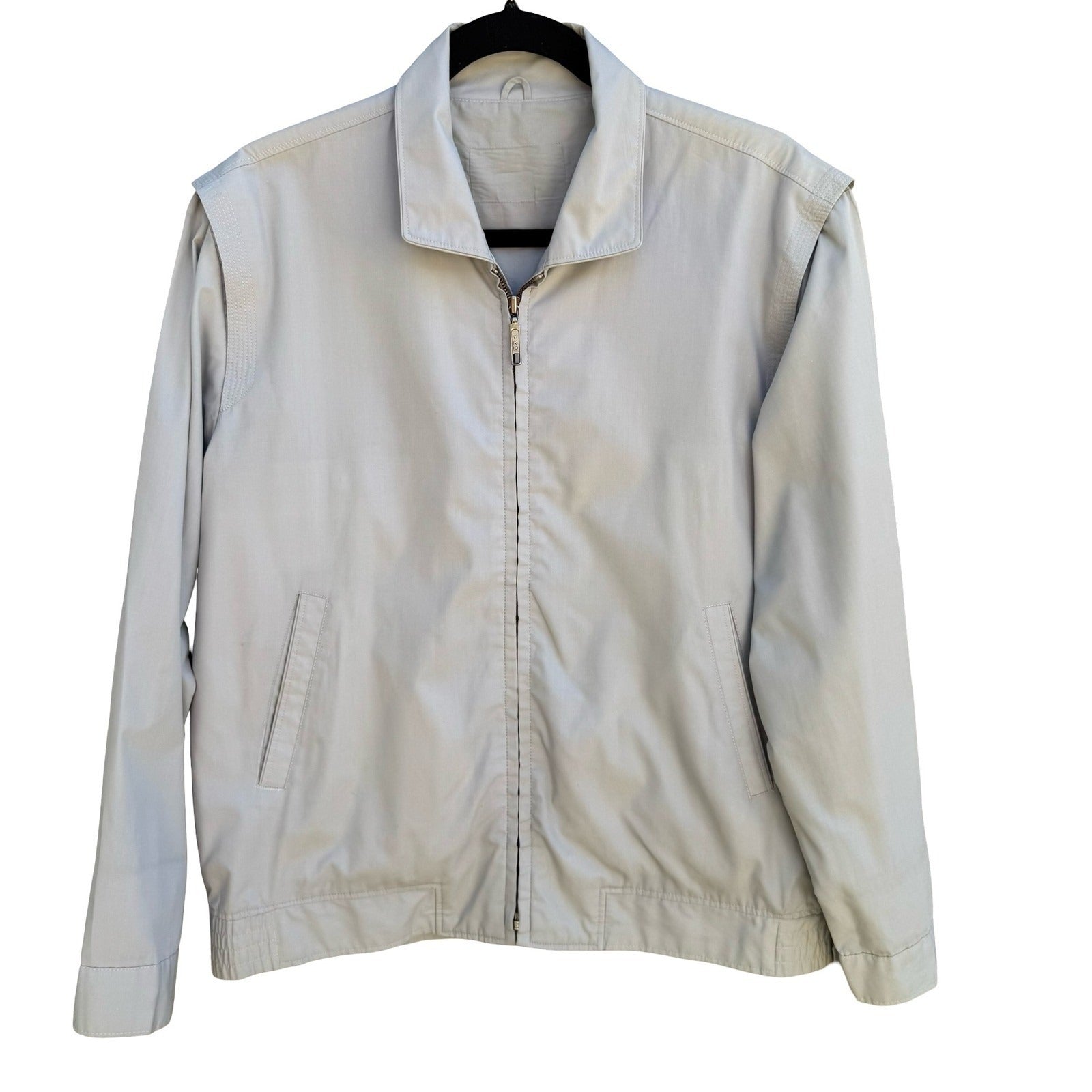 Gold Carriage Vintage 80s Retro Harrington Bomber Jacket Gray Mens L Streetwear