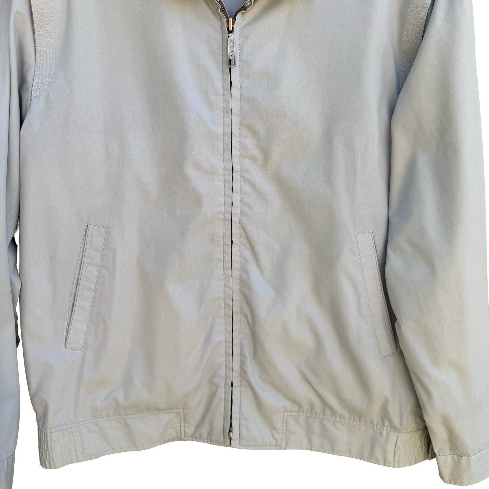 Gold Carriage Vintage 80s Retro Harrington Bomber Jacket Gray Mens L Streetwear