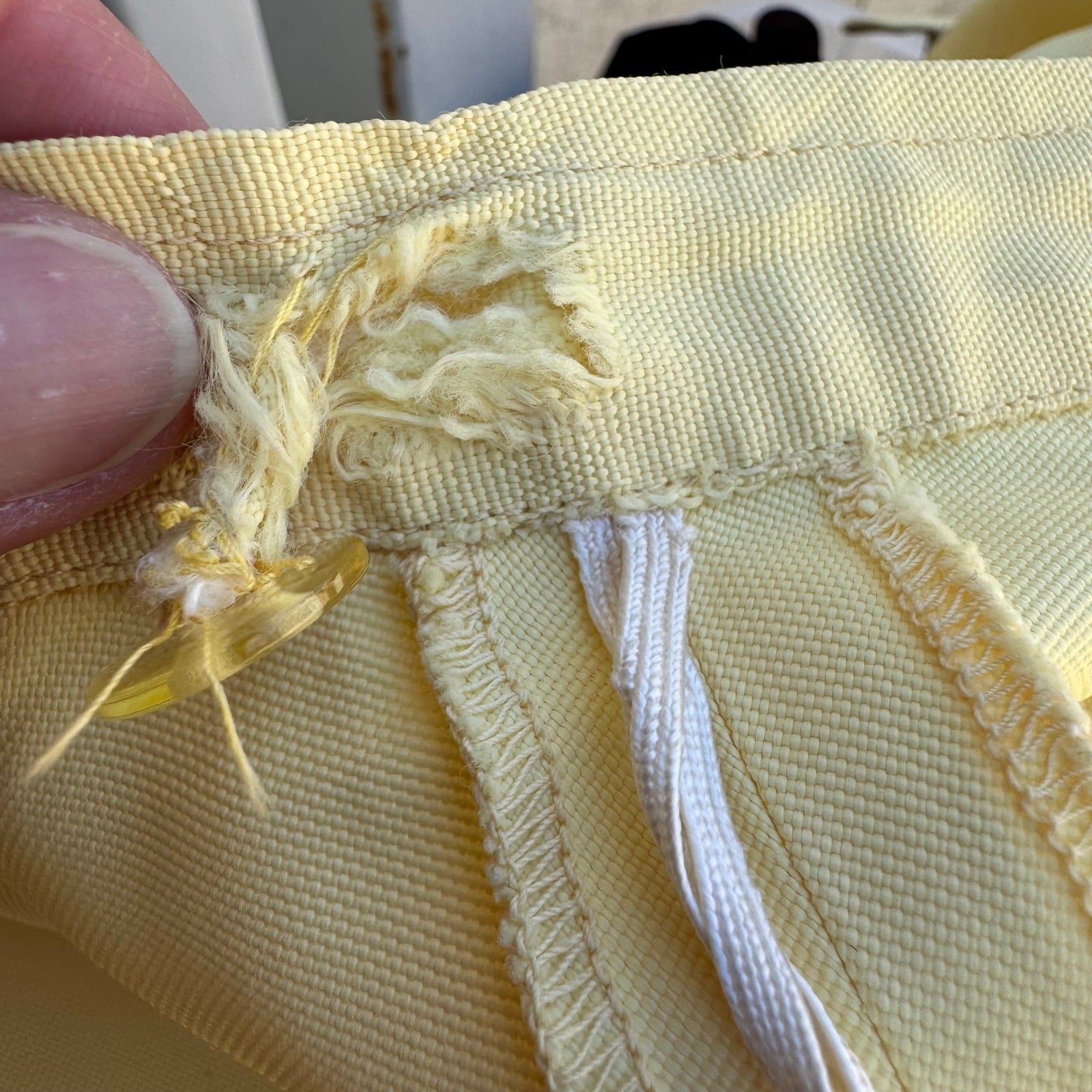 I Magnin Vintage 70s Pastel Yellow Mod Wrap Mini Skirt Side Tie A-Line Retro
