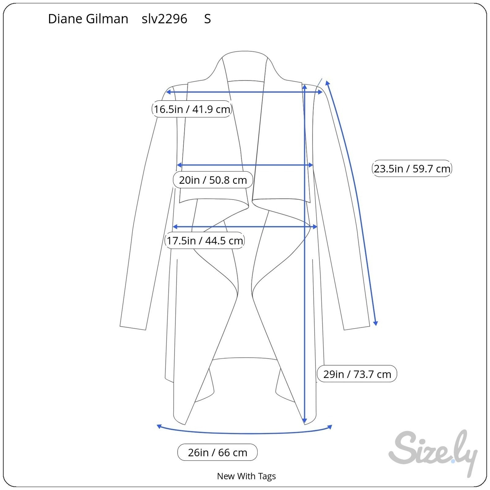 Diane Gilman DG2 Womens Tie Dye Open Front Cardigan Black White Cotton Small NEW