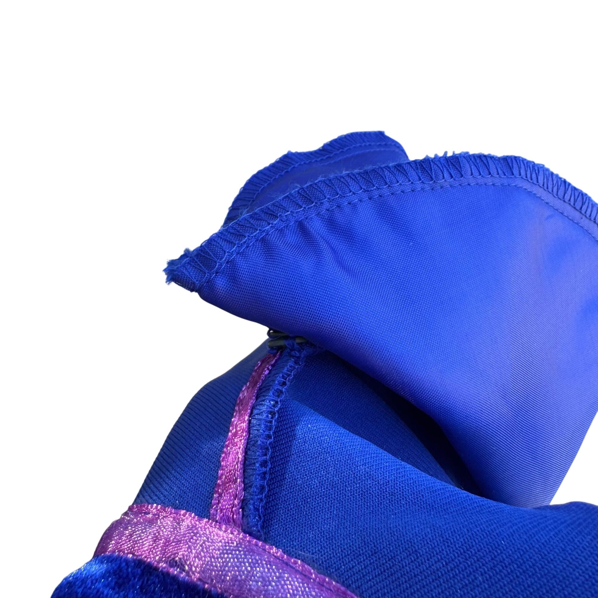 Bob Mackie Wearable Art Vintage Womens Retro Blue Embroidered Velvet Zip Jacket S