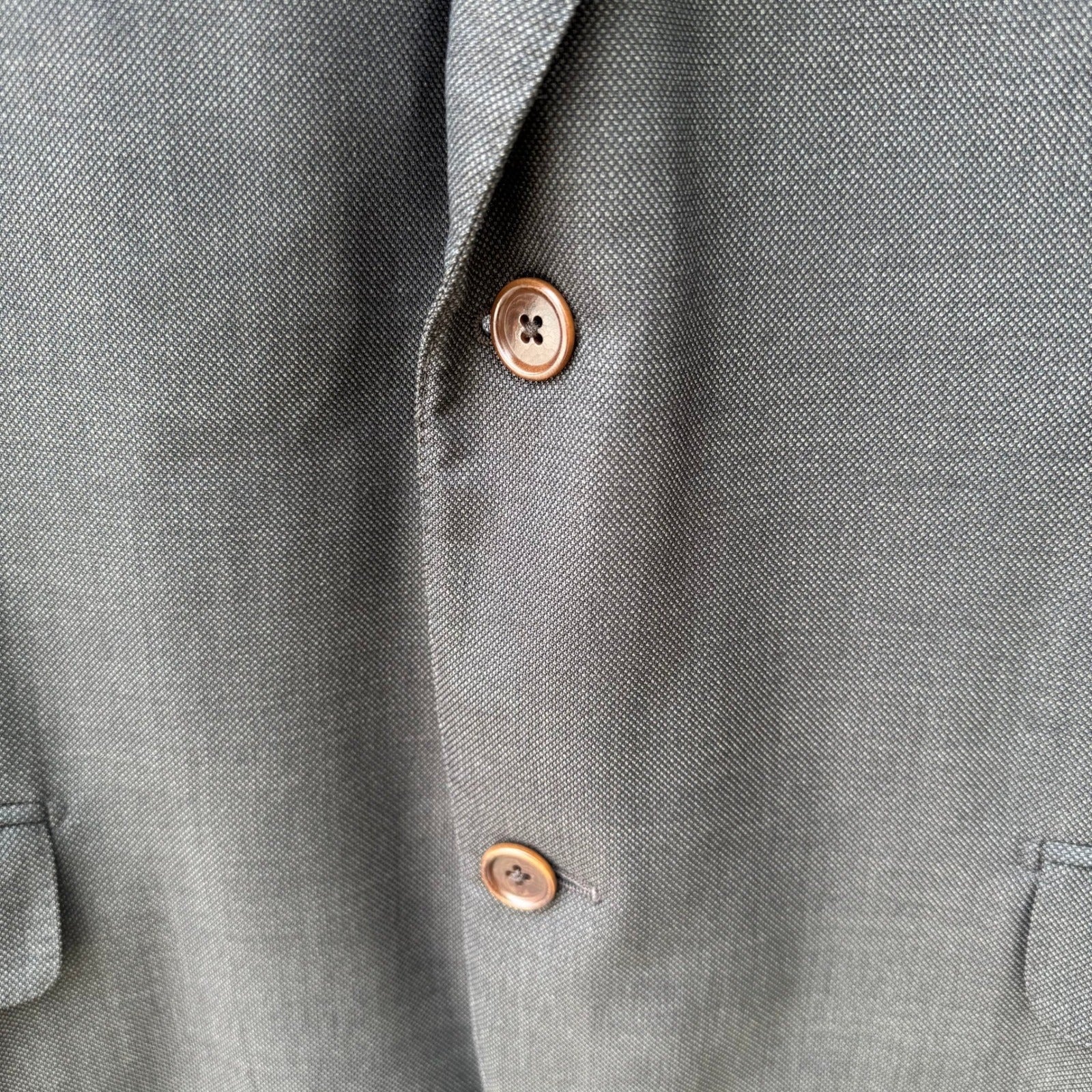 Mabro Alandales Mens 40R Super 130s Wool Blazer Brown Made Italy Luxury Office