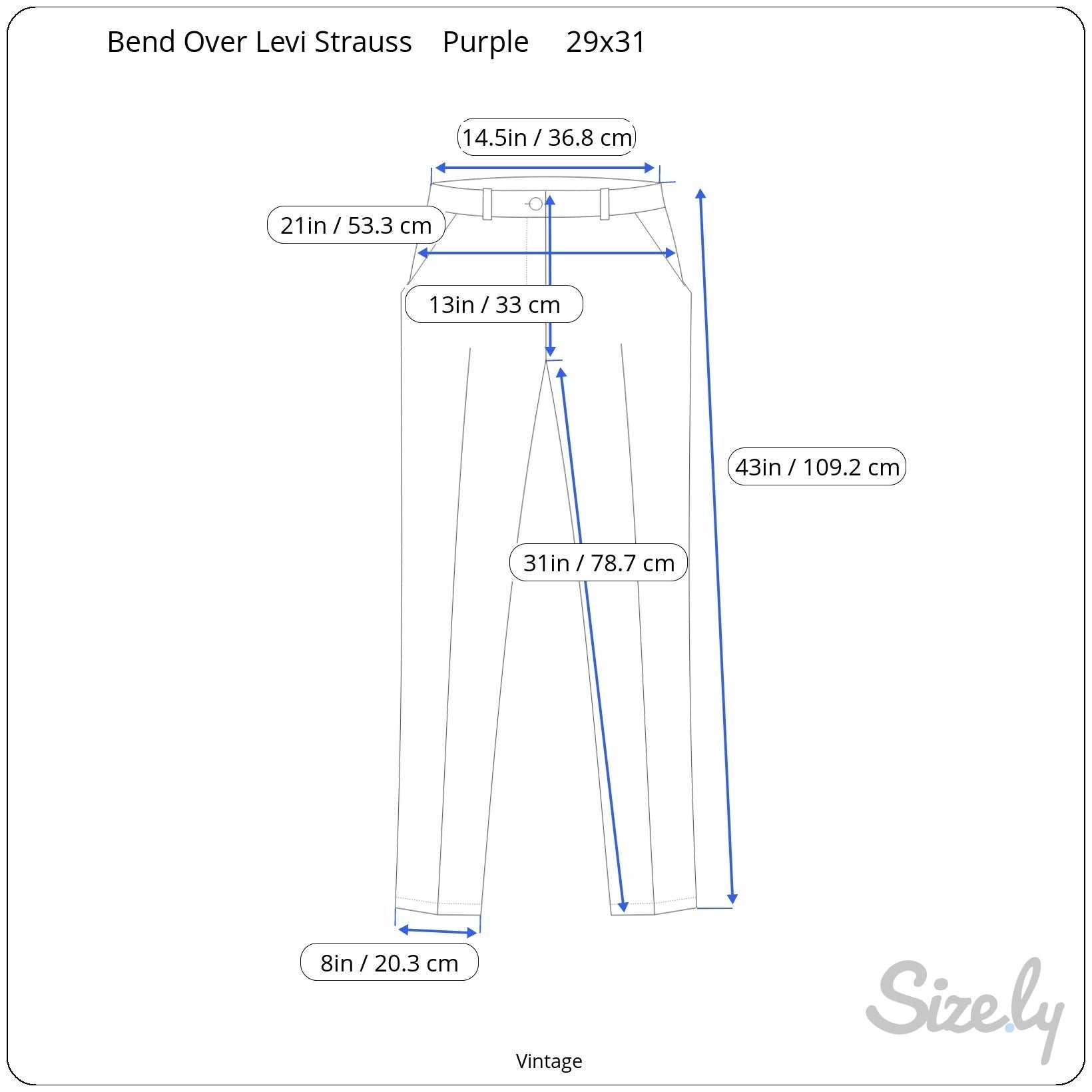 Bend Over Levi Strauss & Co Vintage 70s 80s Pleated Purple Womens Dress Pants