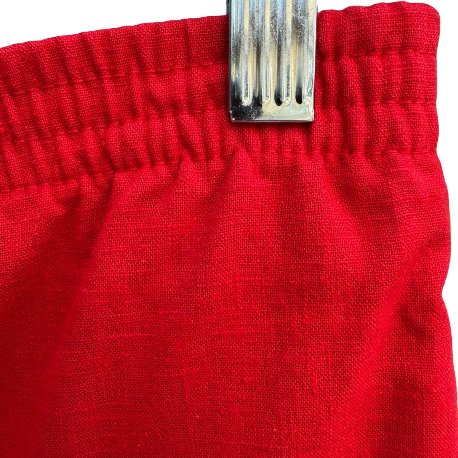 Catalina Vintage 80s Red High Waist Cuffed Short Shorts Nautical Womens 14 Beach