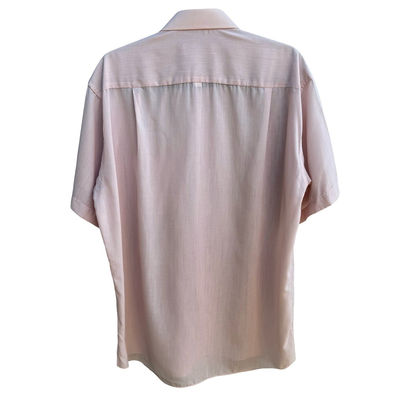 Nina Ricci Monsieur Paris Vintage Minimalist Soft Boy Shirt Pastel Pink Mens L