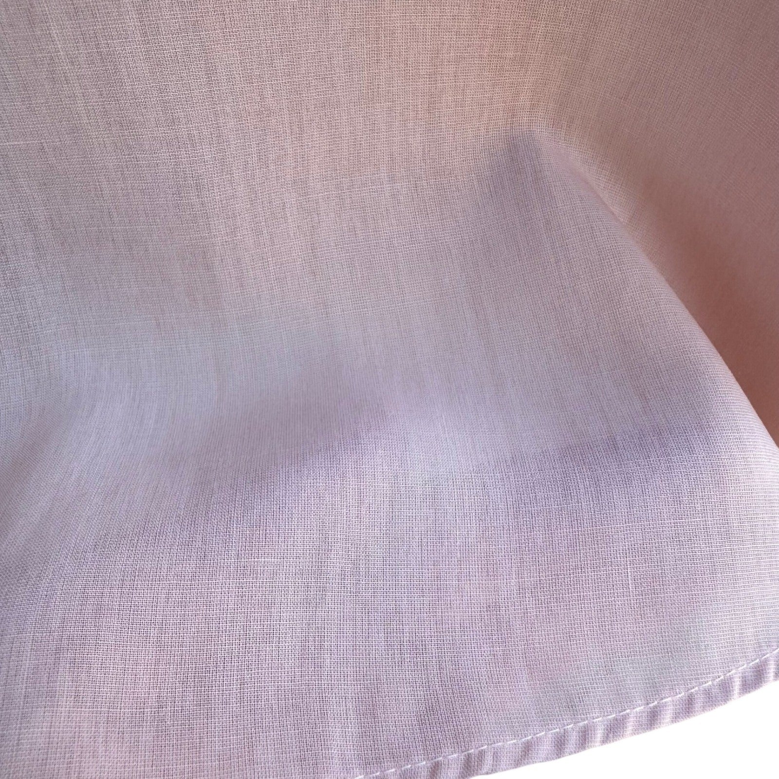 Nina Ricci Monsieur Paris Vintage Minimalist Soft Boy Shirt Pastel Pink Mens L