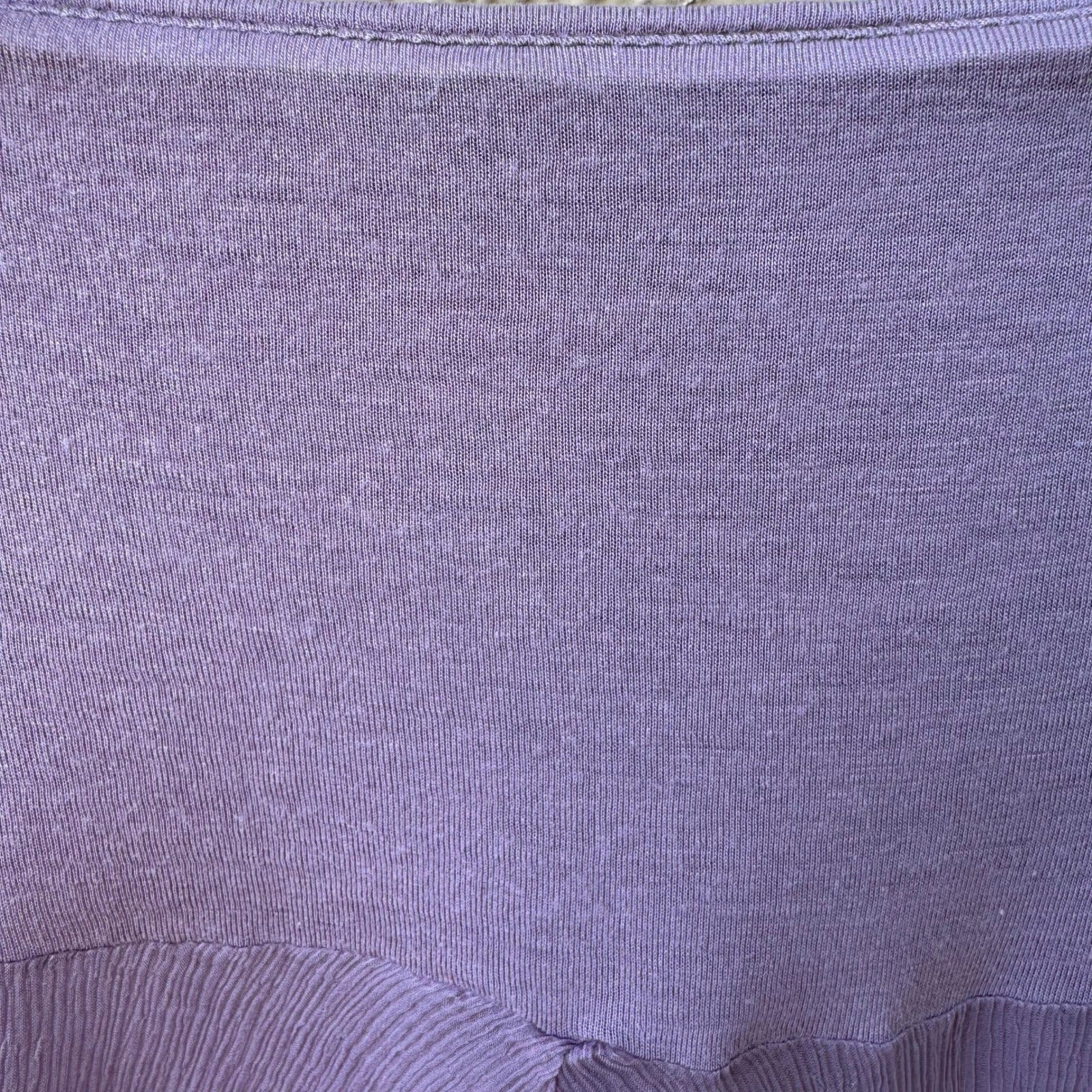Hale Bob Lavender Silk Blend Ethereal Fairycore Chiffon Handkerchief Hem Skirt S