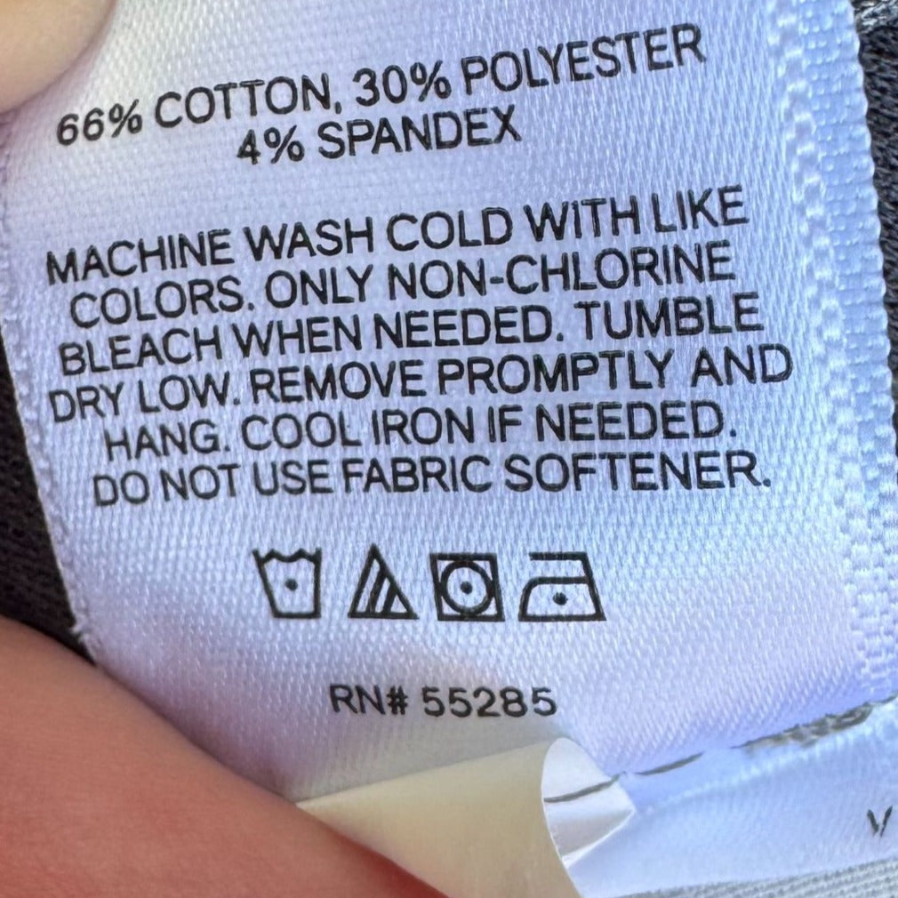 Express Mens Gray Slim Fit Flat Front Preppy Casual Stretch Chino Short 38x8