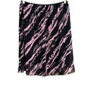 Switch Born In America Collection Women&#39;s Lined Flowy Lightweight Black Pink Mini Skirt 3 image