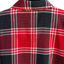 Switch Monterey By Koret Vintage Red Black Plaid Button Down Textured Flannel Shirt XL 3 image