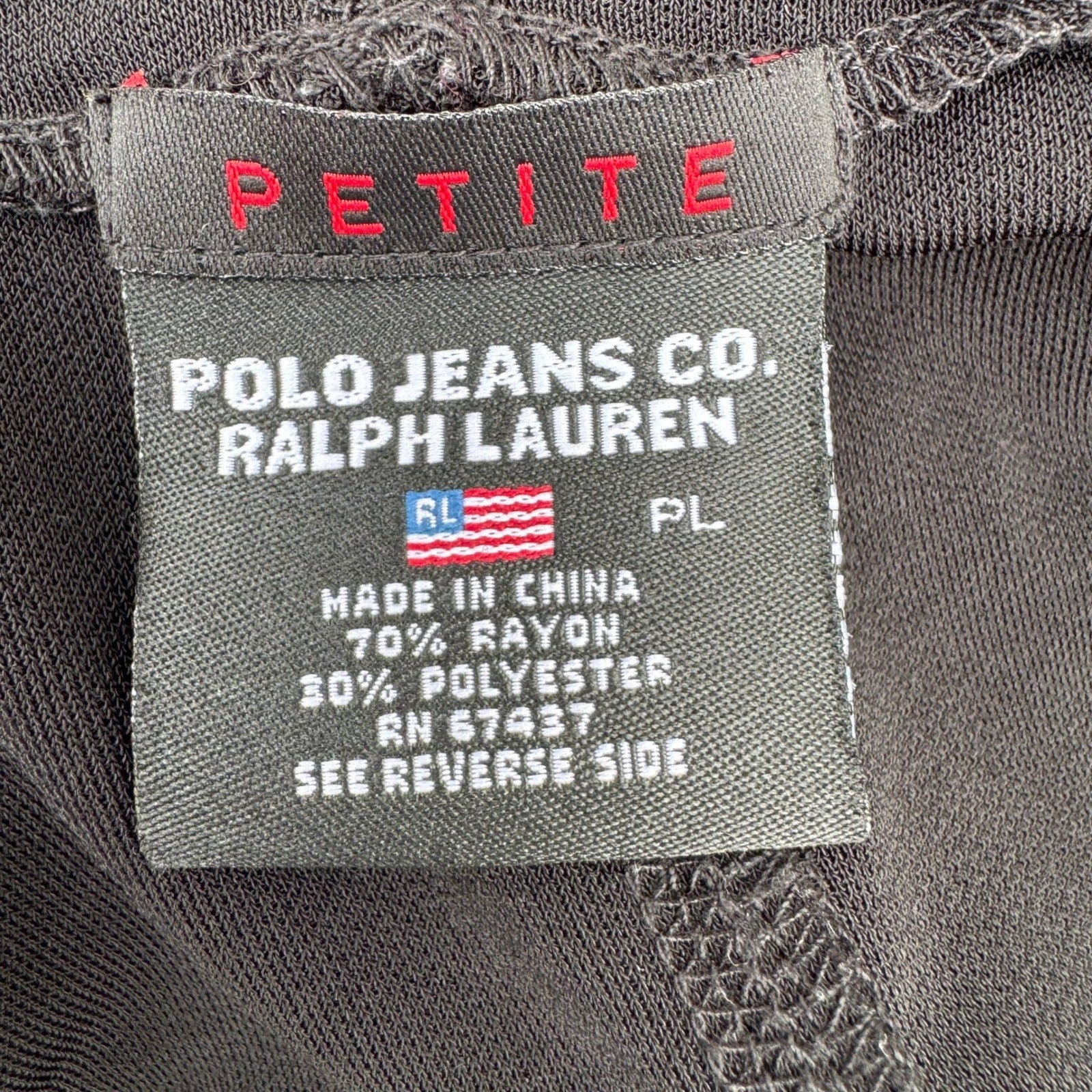 Polo Jeans Co Ralph Lauren Black Hooded Maxi Dress Zip Front PL Gorpcore Sporty
