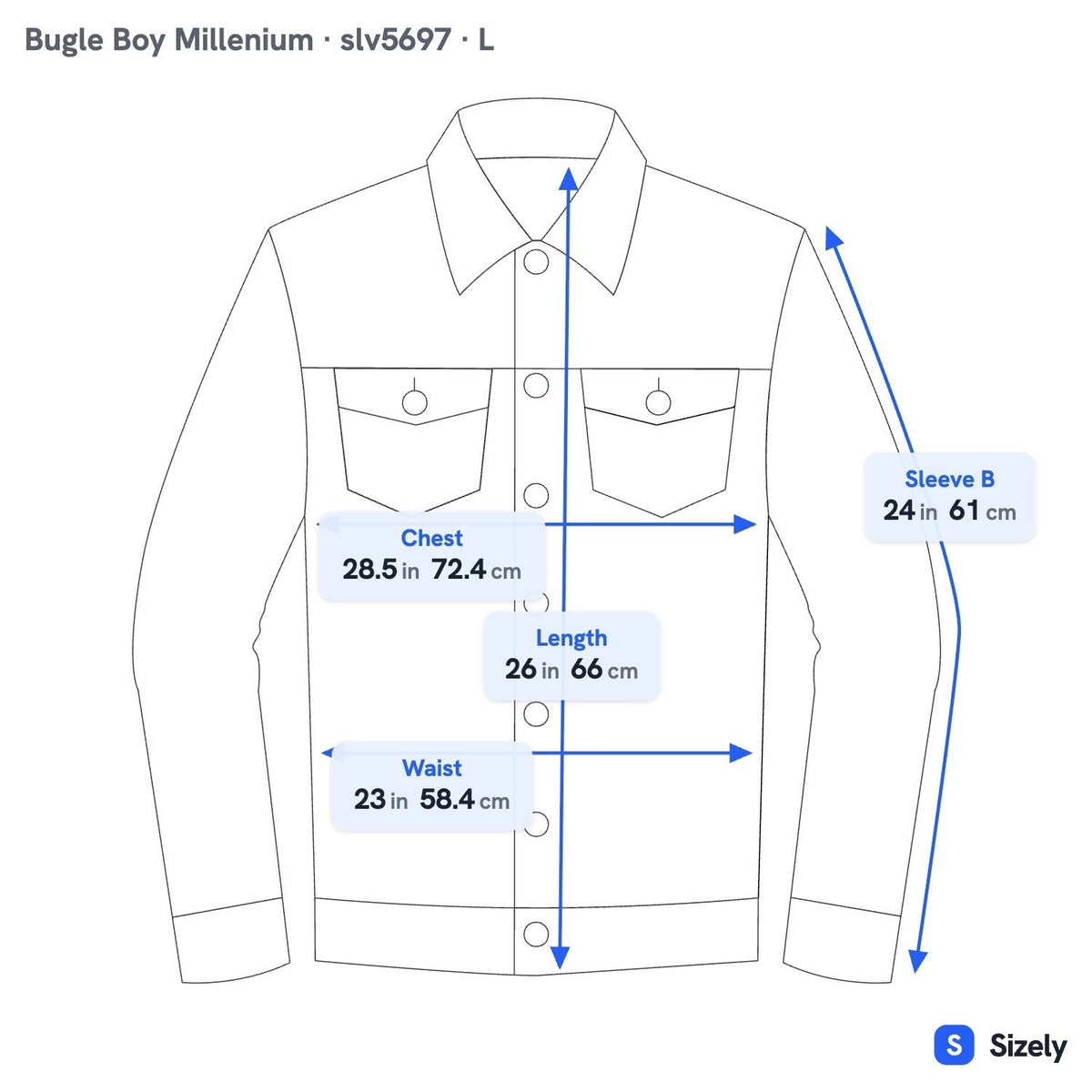 Bugle Boy Millennium Series Vintage 90s Y2K Grunge Denim Trucker Jacket Mens L
