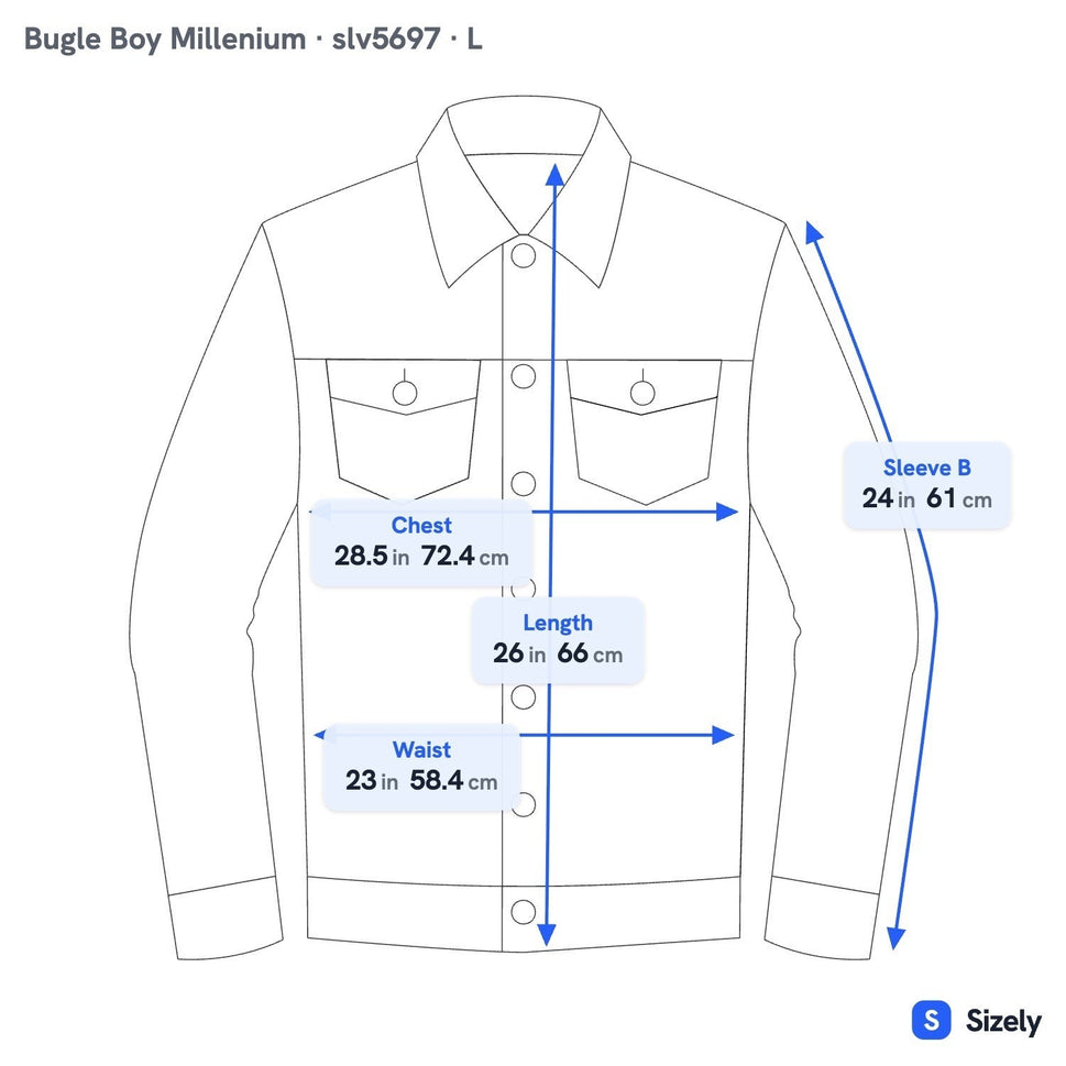 Bugle Boy Millennium Series Vintage 90s Y2K Grunge Denim Trucker Jacket Mens L