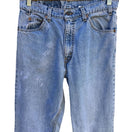 Switch Levis Vintage Womens 550 Orange Tab Flare Wide Leg Embroidered Hem Jeans 30x33 3 image