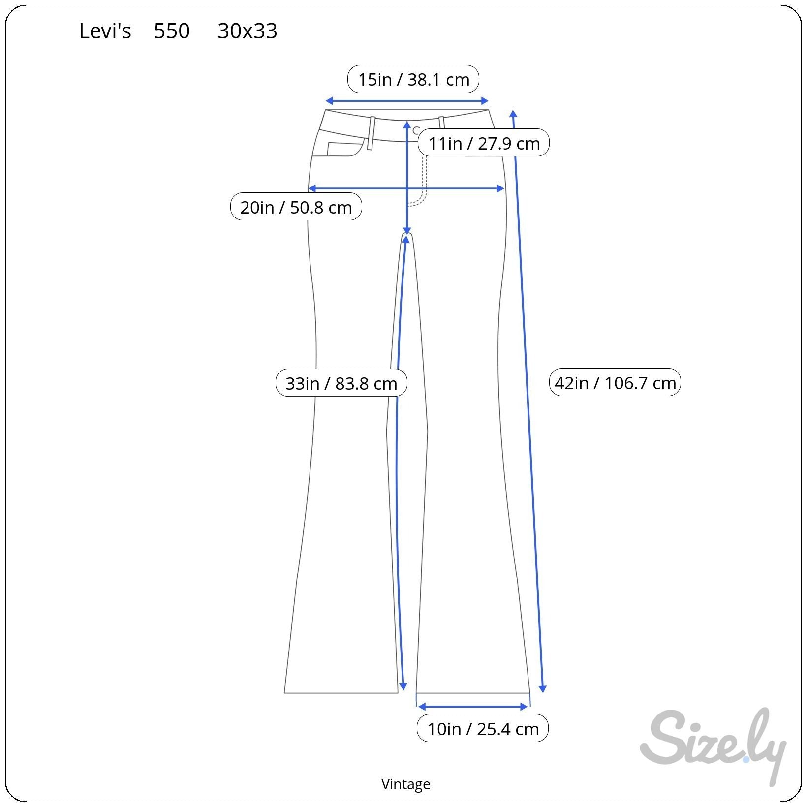 Levis Vintage Womens 550 Orange Tab Flare Wide Leg Embroidered Hem Jeans 30x33