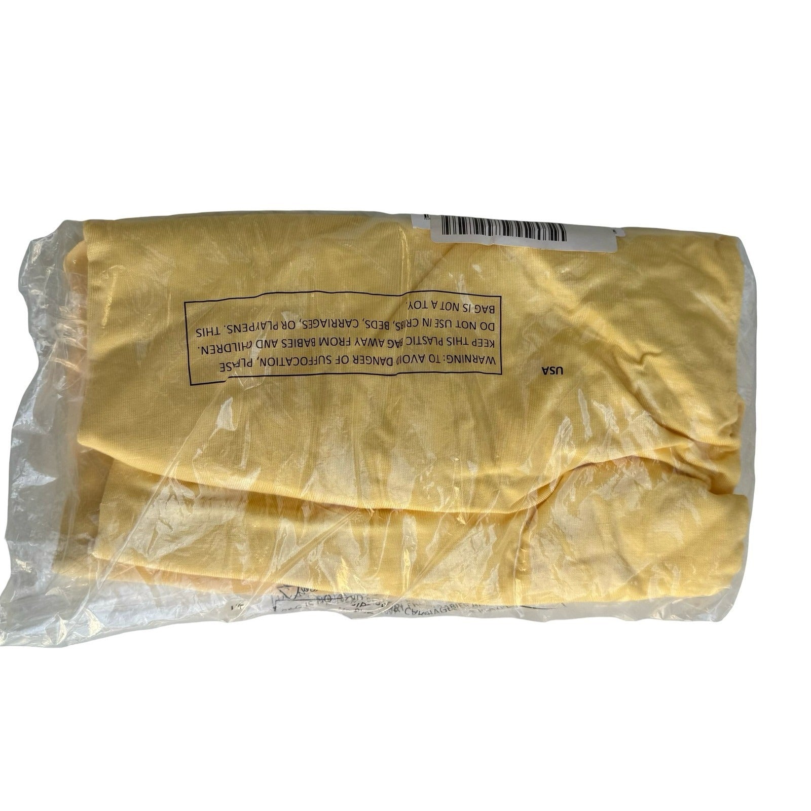 LOGO Lori Goldstein Butter Yellow Lagenlook Minimalist Flowy Chiffon Jersey TopM