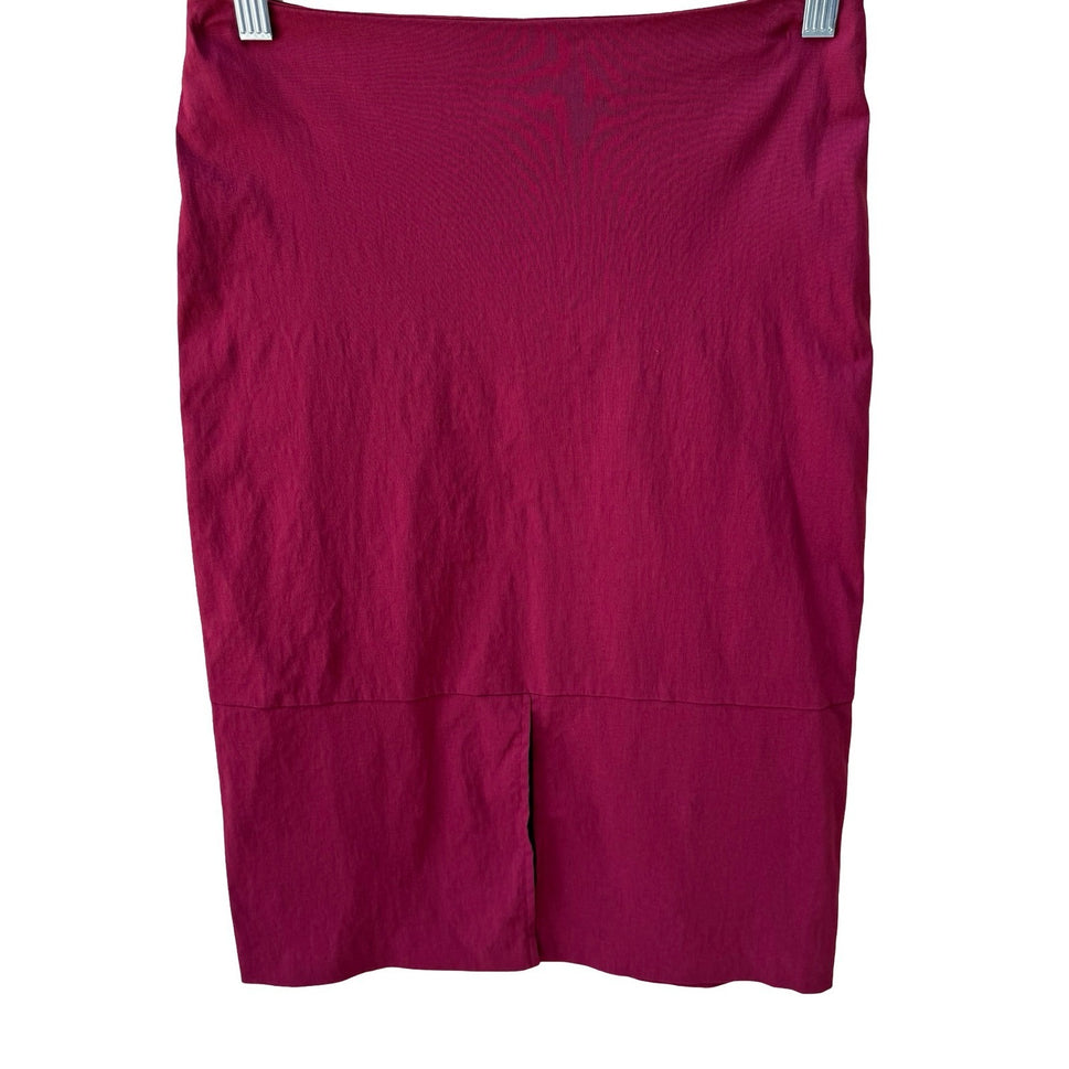 Sky David Park Y2K Minimalist Feminine Professional Tailored Pink Pencil Skirt S