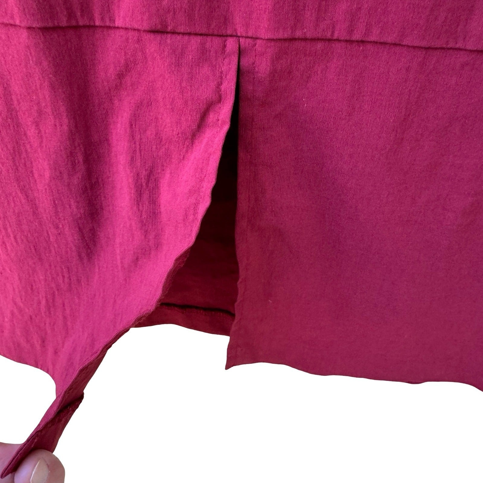 Sky David Park Y2K Minimalist Feminine Professional Tailored Pink Pencil Skirt S