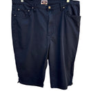 Switch Elite Jeans Vintage Womens Embroidered Beaded Black Denim Shorts Plus Size 21/22 3 image