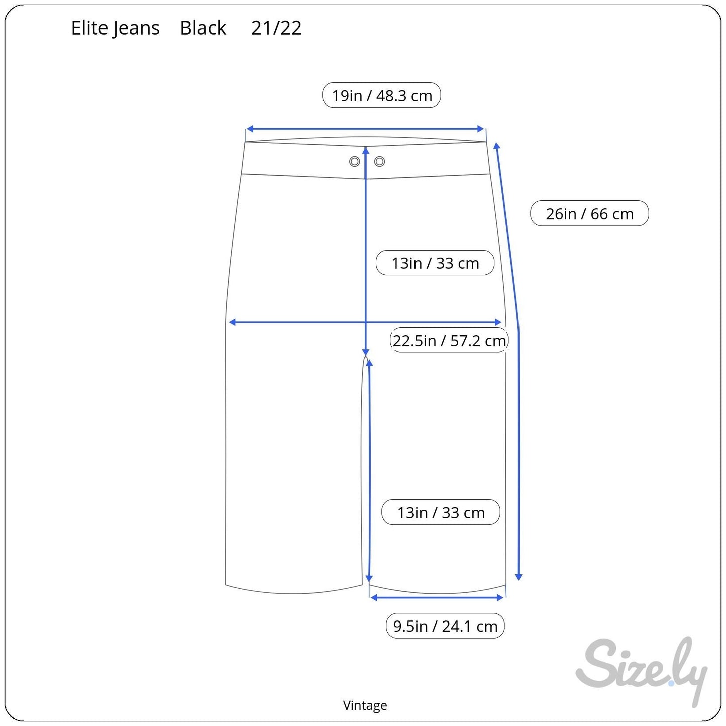 Elite Jeans Vintage Womens Embroidered Beaded Black Denim Shorts Plus Size 21/22