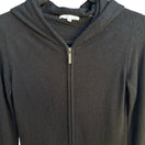 Switch Vince 100% Cashmere Minimalist Layering Quiet Luxury Full Zip Hoodie Sweater S 3 image