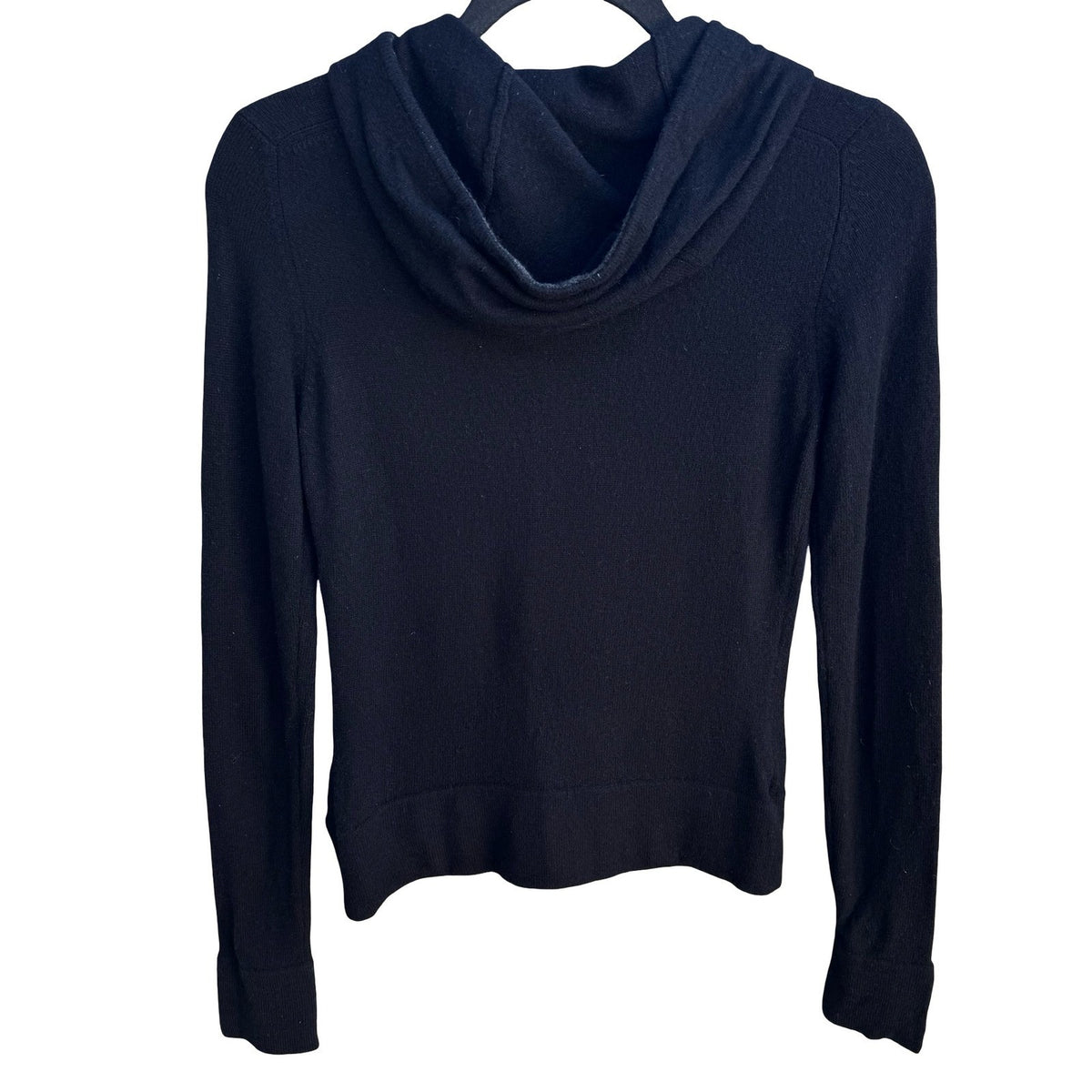 Vince 100% Cashmere Minimalist Layering Quiet Luxury Full Zip Hoodie Sweater S